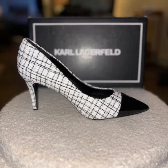Karl Lagerfeld Paris RIALTA High Pump Sz 9.5 NIB - Picture 4 of 6